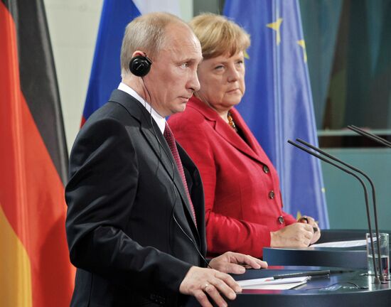 President Vladimir Putin's working trip to Berlin