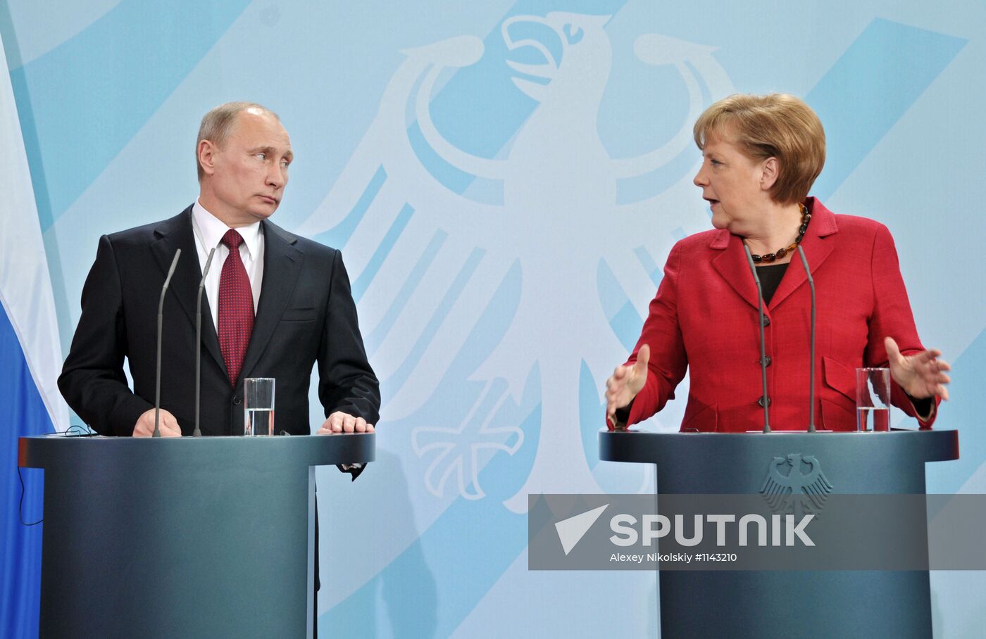 President Vladimir Putin's working trip to Berlin