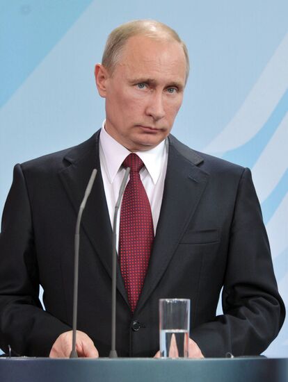 President Vladimir Putin's working trip to Berlin