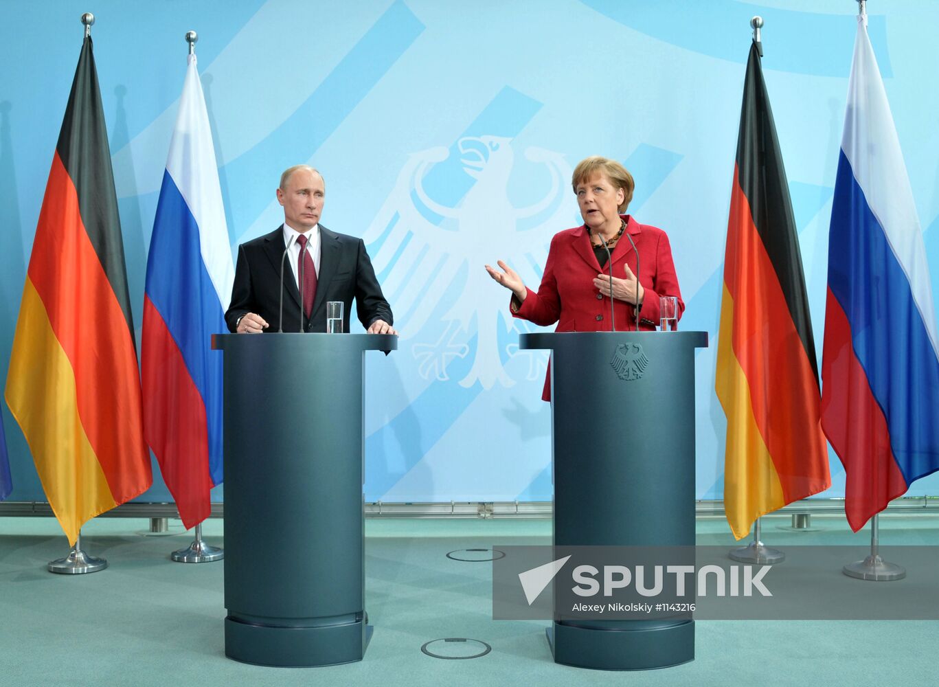 President Vladimir Putin's working trip to Berlin