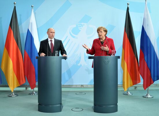 President Vladimir Putin's working trip to Berlin
