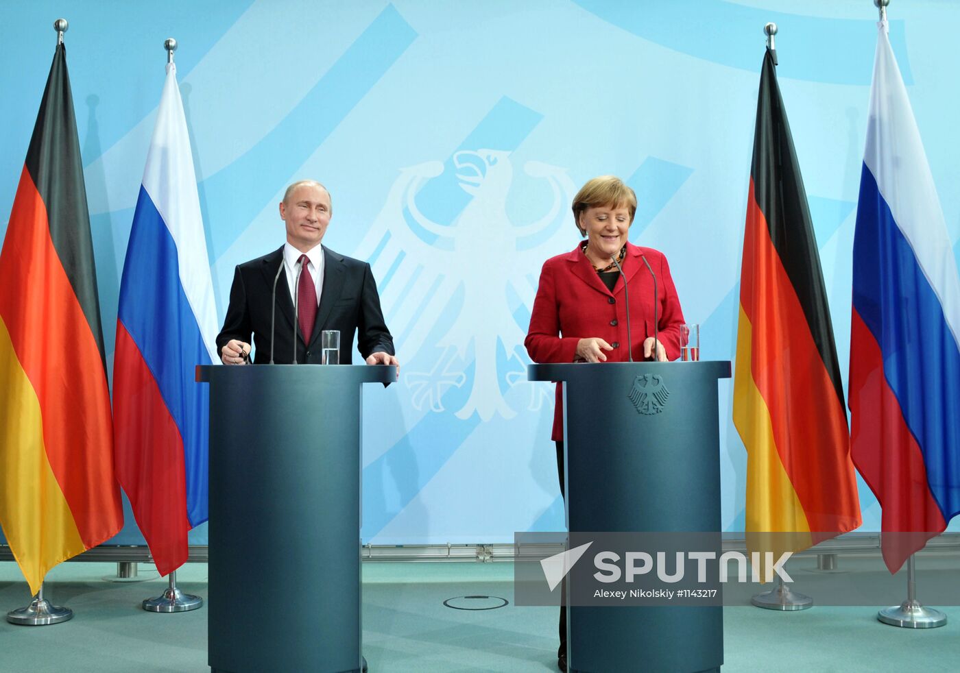 President Vladimir Putin's working trip to Berlin