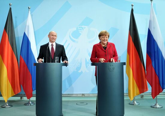 President Vladimir Putin's working trip to Berlin