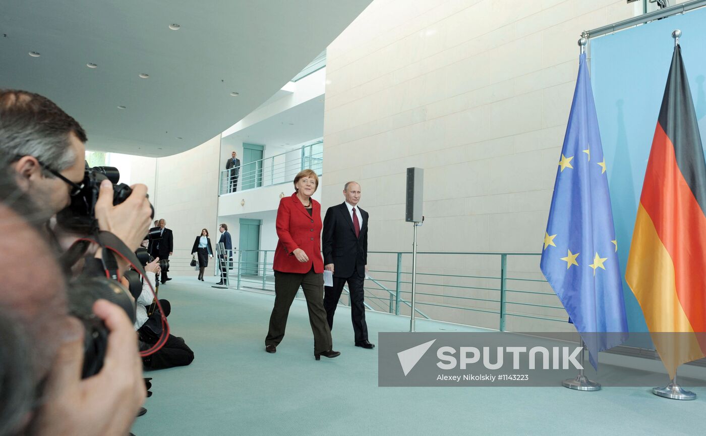 President Vladimir Putin's working trip to Berlin