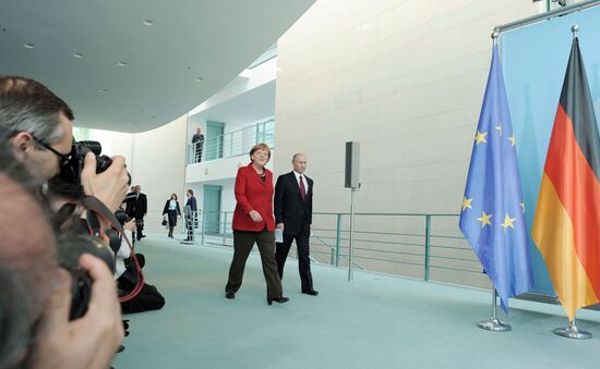 President Vladimir Putin's working trip to Berlin
