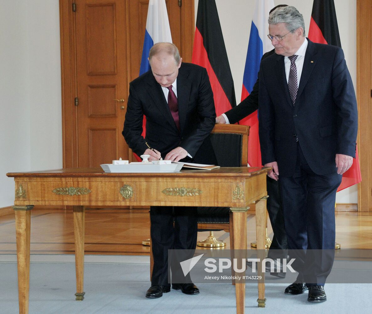 President Vladimir Putin's working trip to Berlin