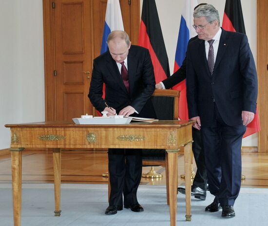 President Vladimir Putin's working trip to Berlin