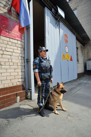 Escort service of Russian penal system FPS in Chelyabinsk region