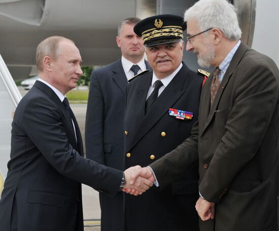 Russian President Vladimir Putin's working trip to France