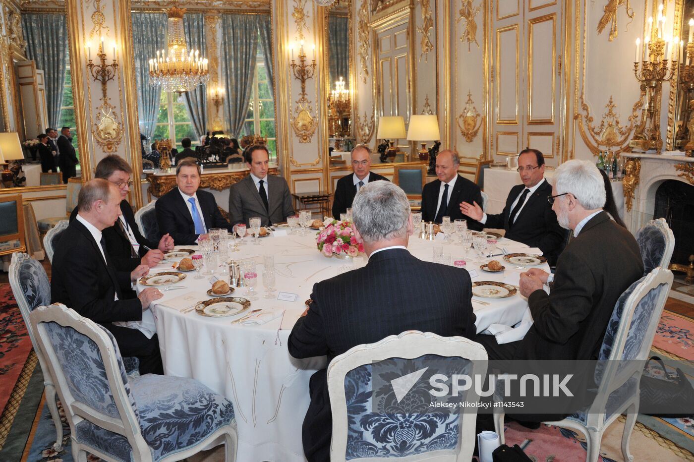Russian President Vladimir Putin's working trip to France