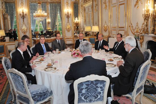Russian President Vladimir Putin's working trip to France