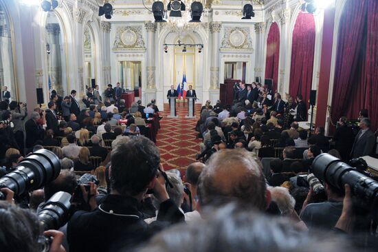 Russian President Vladimir Putin's working trip to France