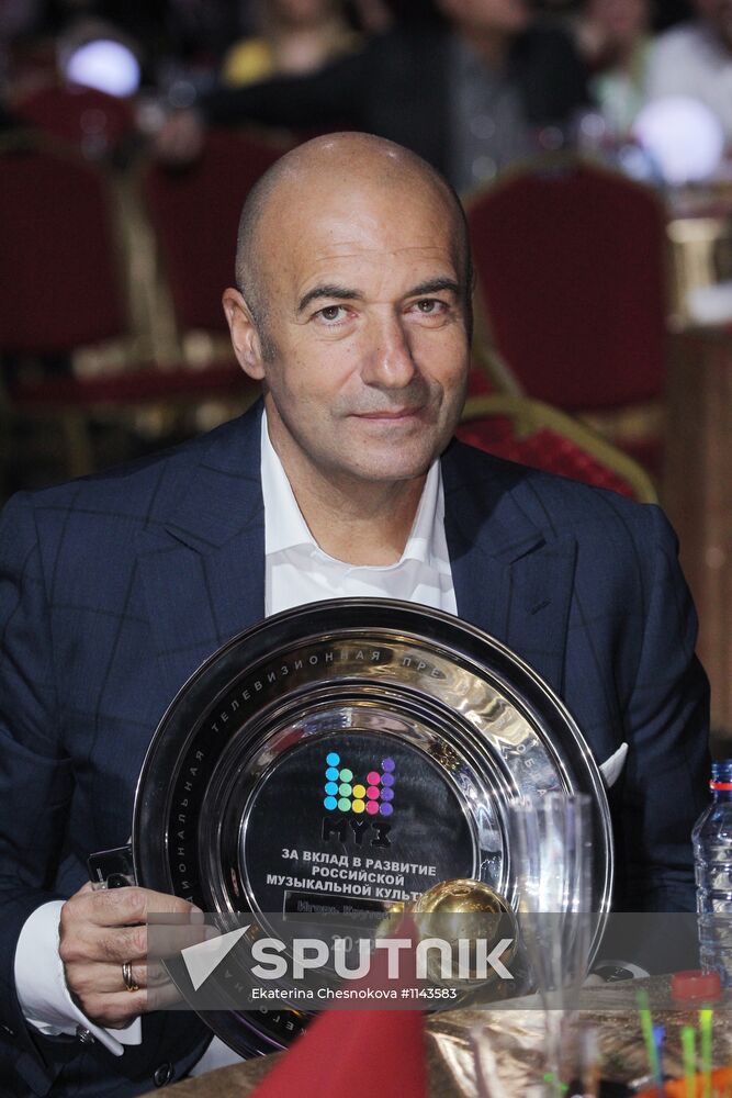 Tenth national MUZ-TV 2012 prize