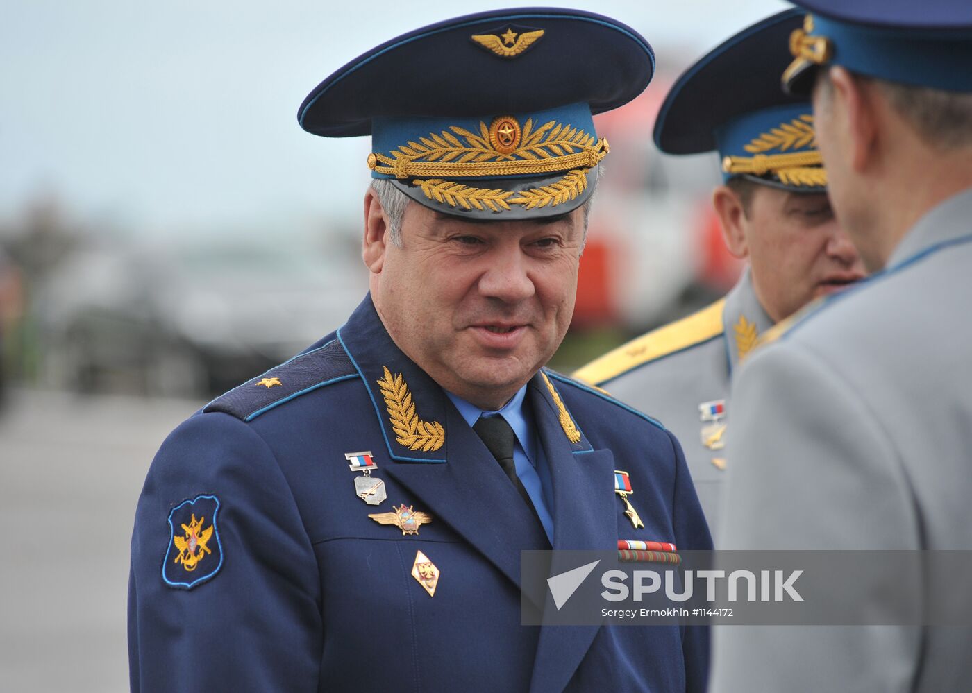 Performance by Russian Knights and Swifts aerobatic teams