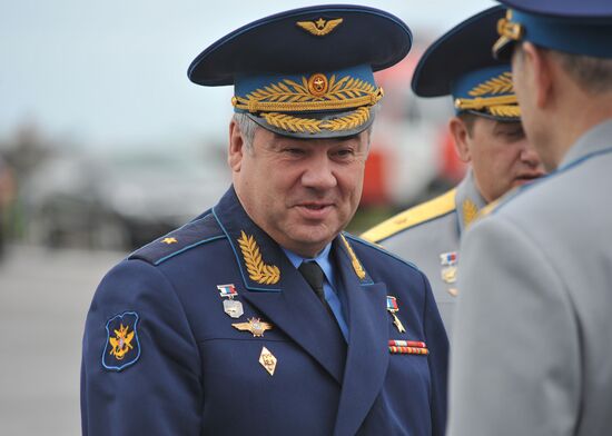Performance by Russian Knights and Swifts aerobatic teams