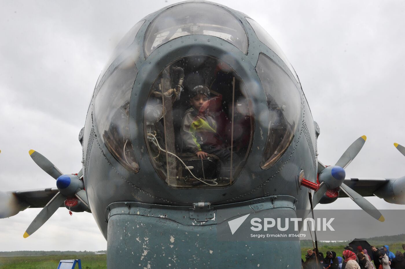 Performance by Russian Knights and Swifts aerobatic teams