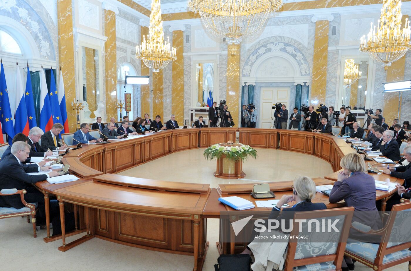 Russian President V.Putin at Russia-EU summit