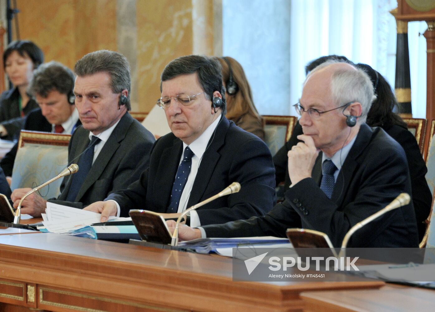 Russian President V.Putin at Russia-EU summit