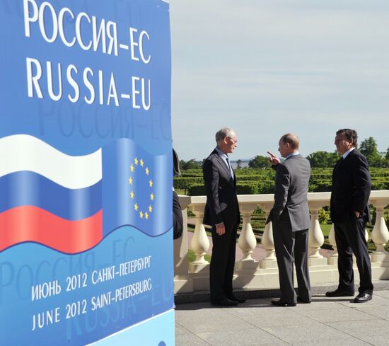 Russian President V.Putin at Russia-EU summit