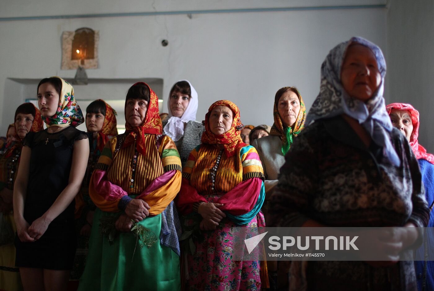 Celebration of religious feast of Holy Trinity