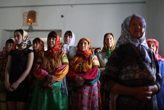 Celebration of religious feast of Holy Trinity