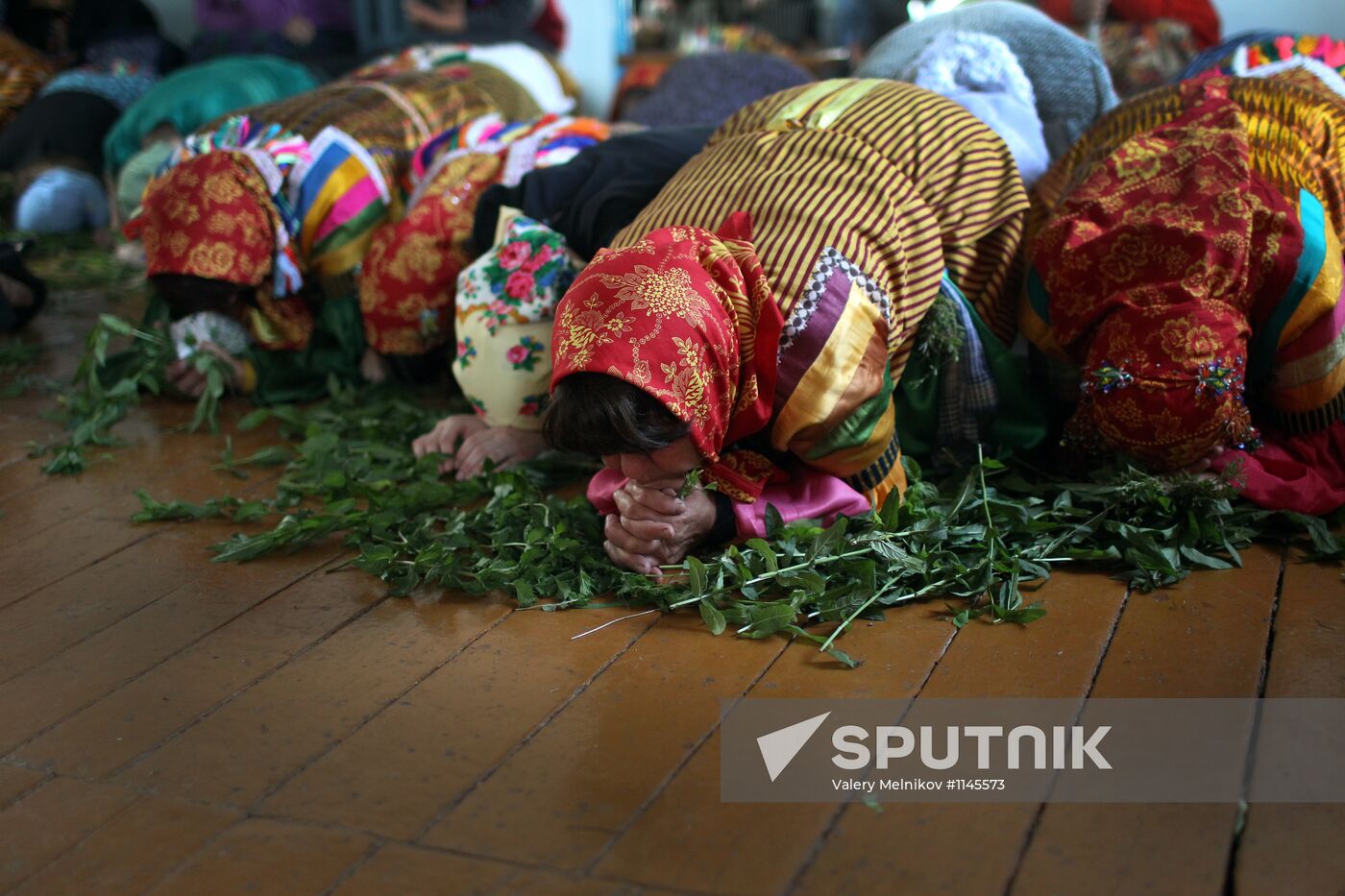 Celebration of religious feast of Holy Trinity
