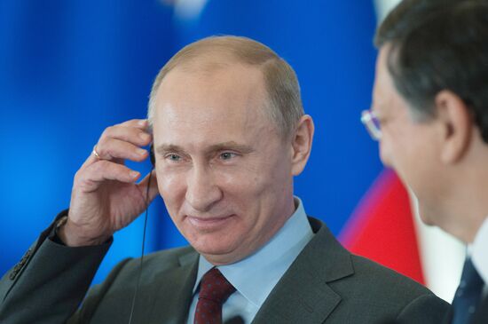 News conference with European Union-Russia Summit participants