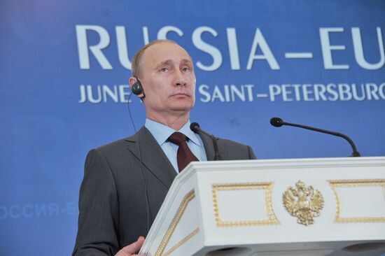 Russia-EU summit joint press conference