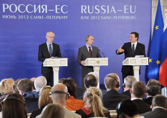Russia-EU summit joint press conference