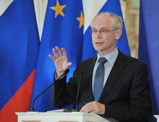 Joint news conference by participants in Russia-EU summit