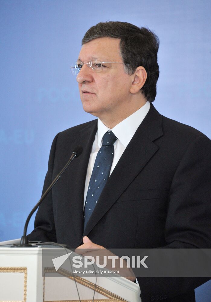 Joint press conference of Russia - EU summit meeting
