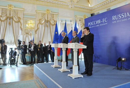 Russia-EU summit joint press conference
