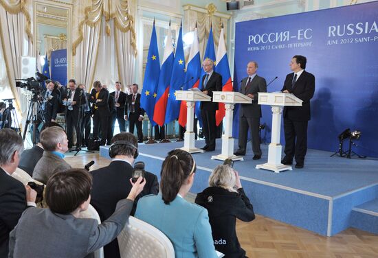 Russia-EU summit joint press conference