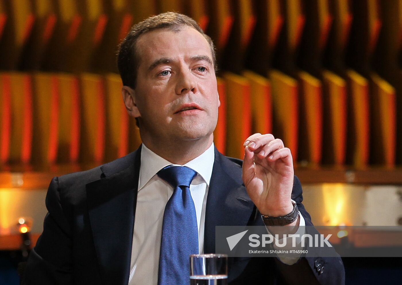 Dmitry Medvedev on Channel One Russia TV program "Pozner"