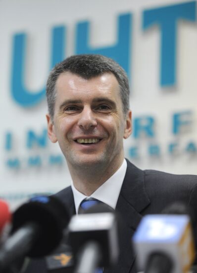 Mikhail Prokhorov announces founding of Civil Platform party