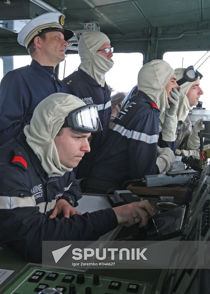 Russian-French minesweeping exercise in Baltic Sea