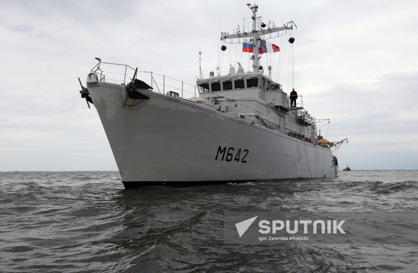 Russian-French minesweeping exercise in Baltic Sea