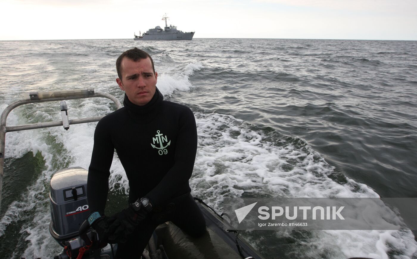 Russian-French minesweeping exercise in Baltic Sea