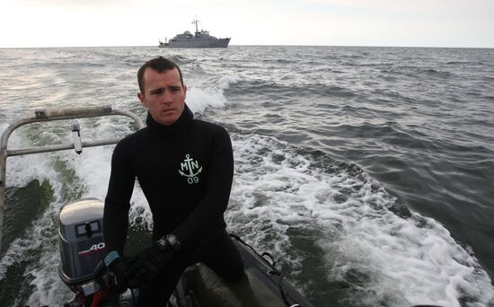 Russian-French minesweeping exercise in Baltic Sea