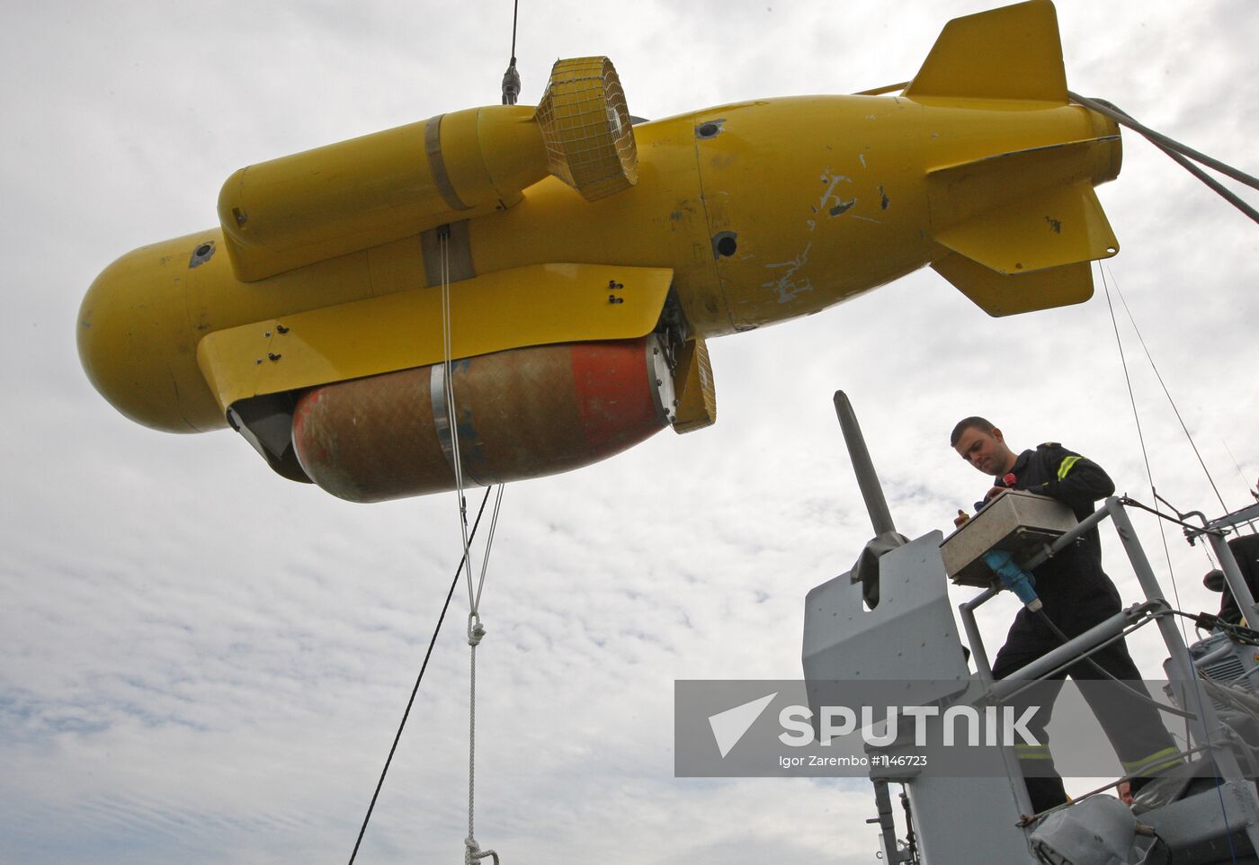 Russian-French naval exercises in Baltic Sea