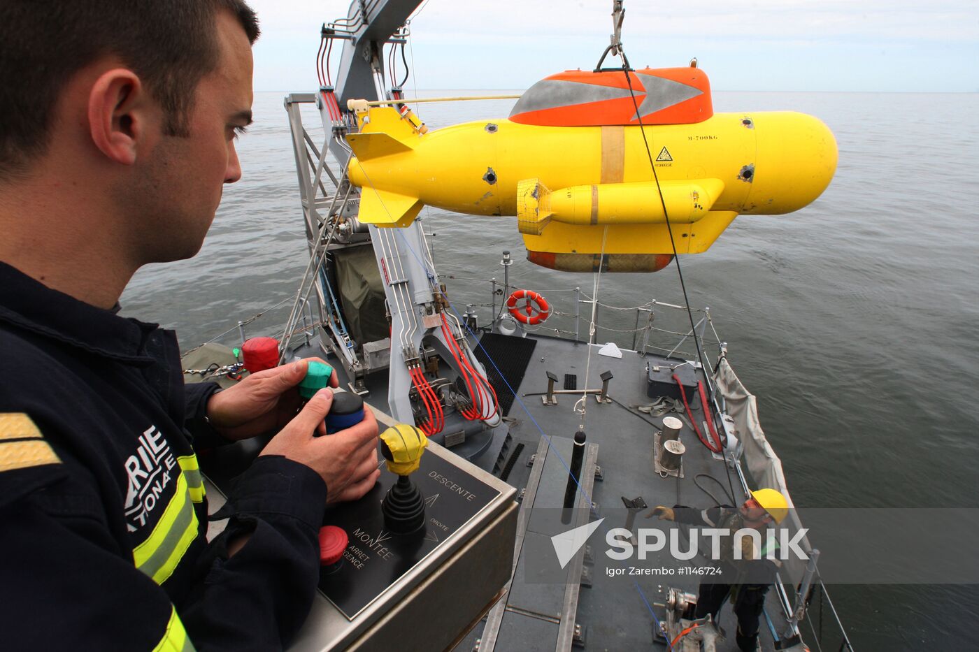 Russian-French naval exercises in Baltic Sea