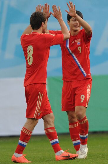 Football "Challenge Cup". Match Russia - England