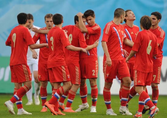 Football "Challenge Cup". Match Russia - England