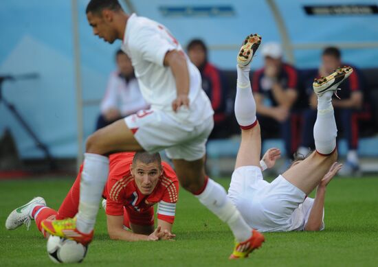 Football "Challenge Cup". Match Russia - England