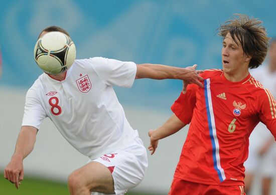 Football "Challenge Cup". Match Russia - England