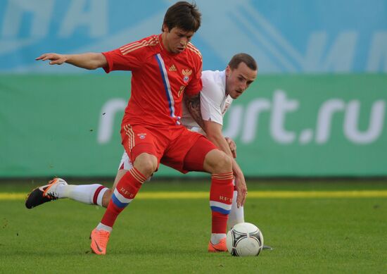 Football "Challenge Cup". Match Russia - England