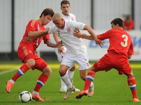 Football "Challenge Cup". Match Russia - England