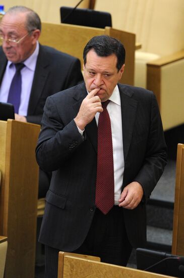 Russian State Duma holds plenary session