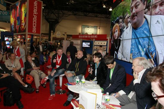 Russian stands at BookExpo America book fair