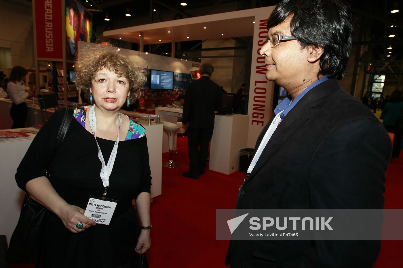 Russian stands at BookExpo America book fair